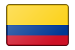Colombia flag (bevelled)